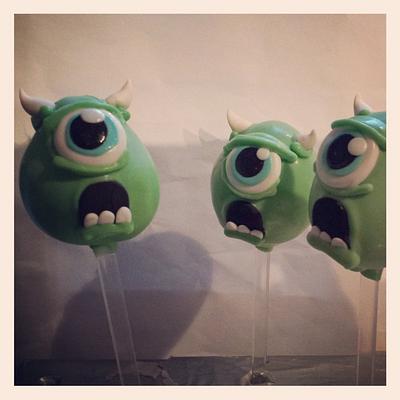 monsters inc cake pops  - Cake by The cake shop at highland reserve