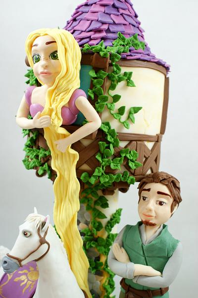 Rapunzel  - Cake by EvelynsCake