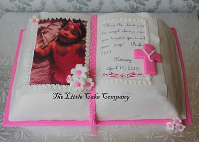 Bible Christening cake - Cake by The Little Cake Company