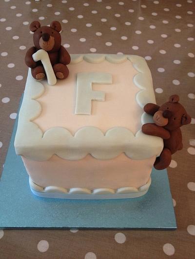 teddy bear birthday - Cake by jay