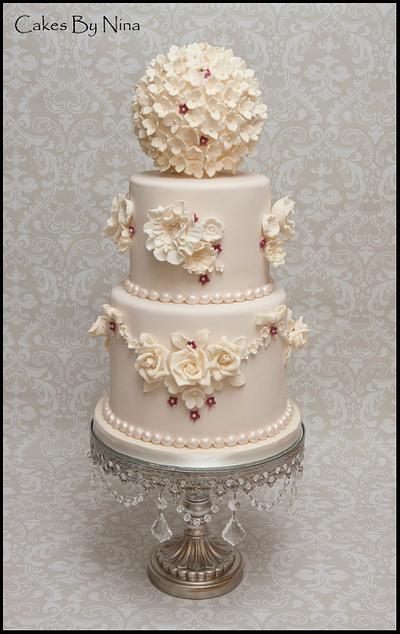 Elegant floral victoria - Cake by Cakes by Nina Camberley