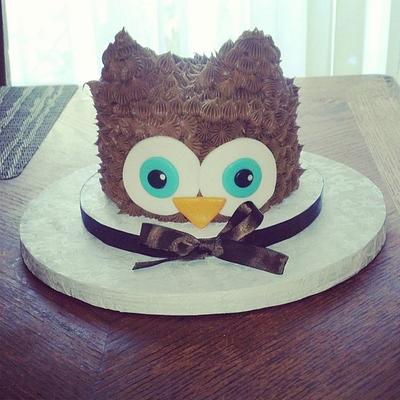 Owl Cake - Cake by Joyce Marcellus