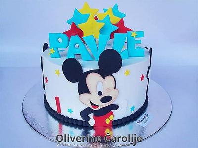 Mickey Mouse Cake  - Cake by Oliverine Čarolije 
