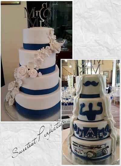 Compromise Wedding Cake - Cake by Sweetest Perfection - Sharyn