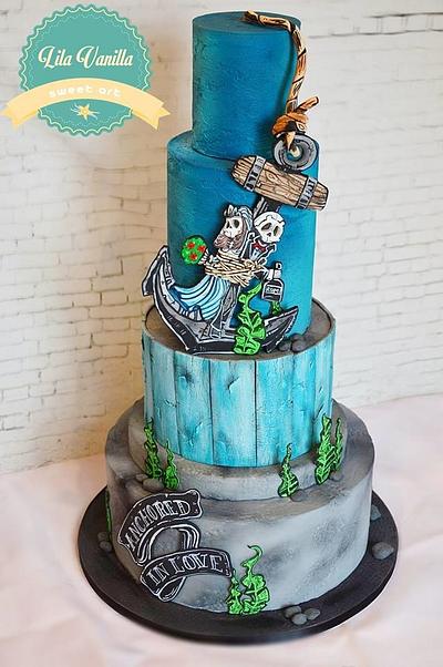 anchored in love - Cake by LilaVanilla