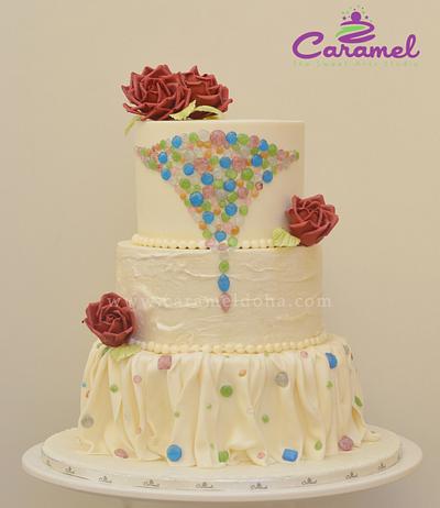 Dress Cake - Cake by Caramel Doha