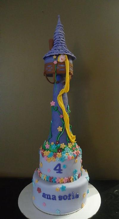 Rapunzel Tangled Cake - Cake by joy cupcakes NY