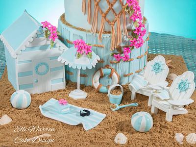 Beach Themed Cake - Cake by Elli Warren