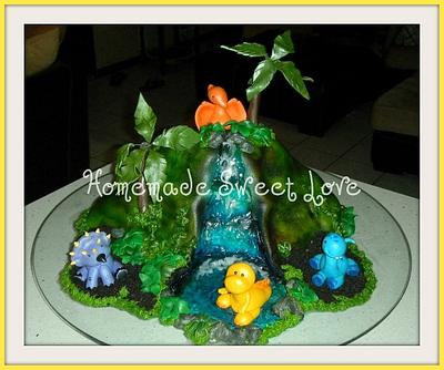 Baby Dino - Cake by  Brenda Lee Rivera 