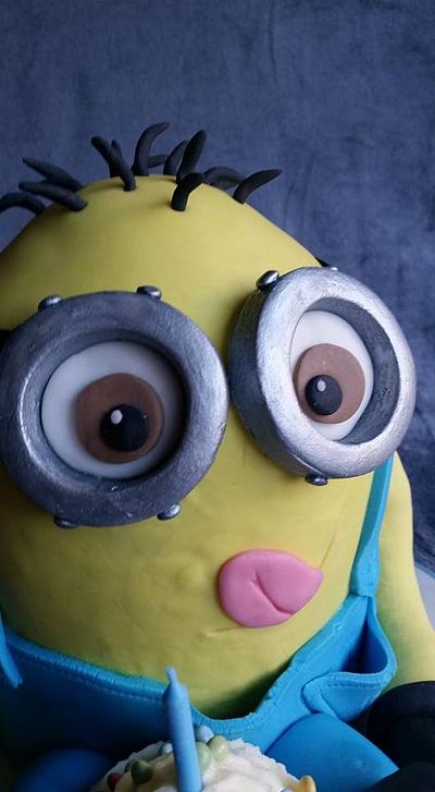Minion cake - Cake by Tracey