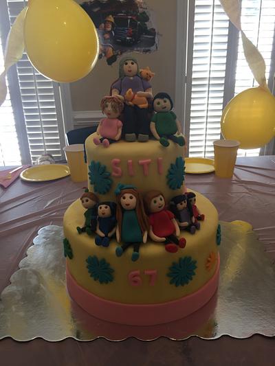 Grandma birthday cake  - Cake by Missybloop