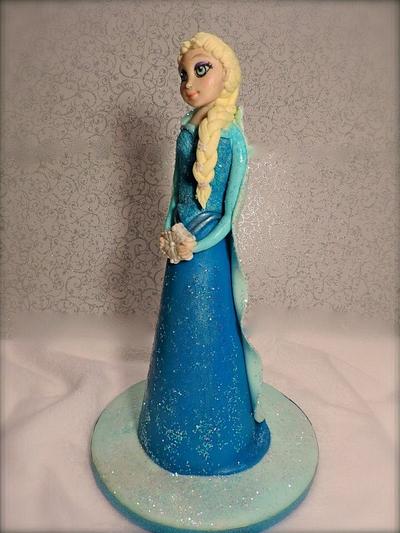 Elsa Frozen Cake Topper - Cake by Lisa