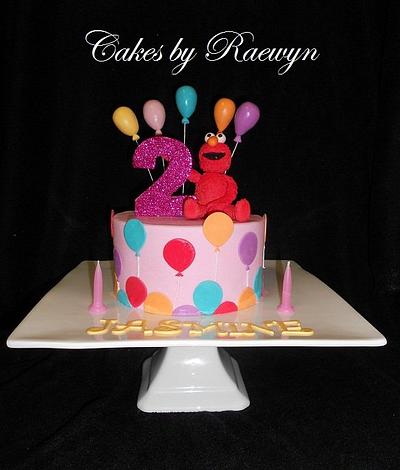 Elmo and Balloons for Jasmine - Cake by Raewyn Read Cake Design