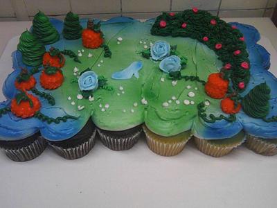 Cinderella Cupcake Cake - Cake by cakes by khandra