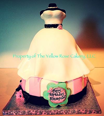 Bridal Dress - Cake by The Yellow Rose Cakery, LLC