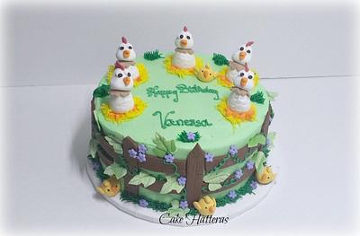 Crazy Chicken Lady - Cake by Donna Tokazowski- Cake Hatteras, Martinsburg WV
