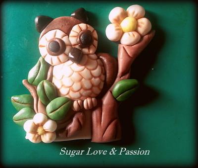 Little Owl - Cake by Mary Ciaramella (Sugar Love & Passion)