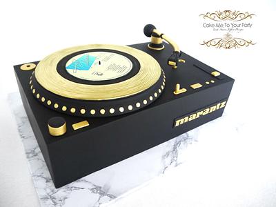 Record Player Cake - Cake by Leah Jeffery- Cake Me To Your Party