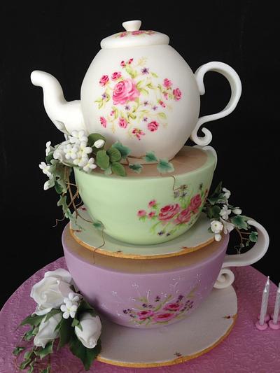 Tea party cake - Cake by Galatia