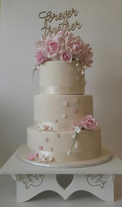 Romantice Wedding - Cake by Debbie's Novelty Cakes