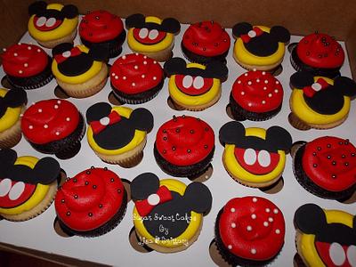Minnie & Mickey Cupcakes - Cake by Sugar Sweet Cakes