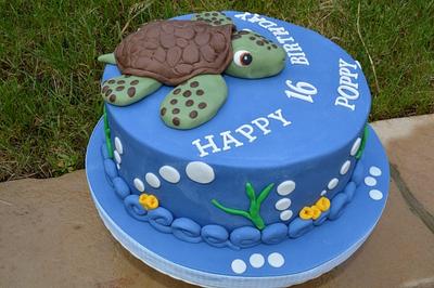 sea turtle - Cake by 3dfuncakes