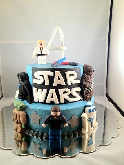 Star Wars Leggo  - Cake by Dawn Henderson