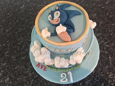 Sonic Hedgehog - Cake by Liz
