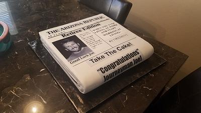 Newspaper cake - Cake by Sonia