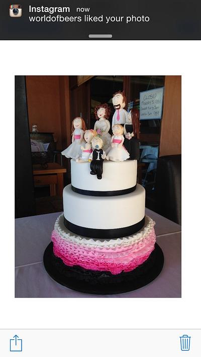 Wedding cake  - Cake by Rainie's Cakes