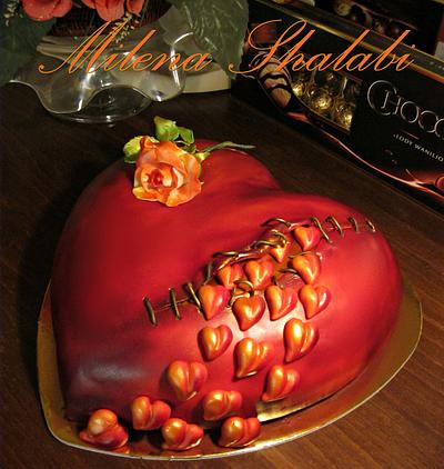 mother's heart - Cake by Milena Shalabi