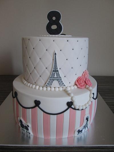 Paris Themed Cake - Cake by sansil (Silviya Mihailova)