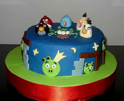Angry Birds - Cake by Torturi de poveste