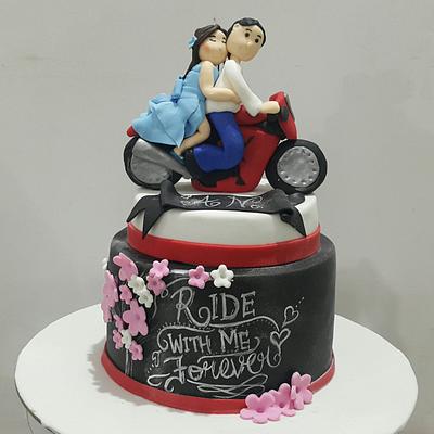 Ride with me forever  - Cake by Urvi Zaveri 