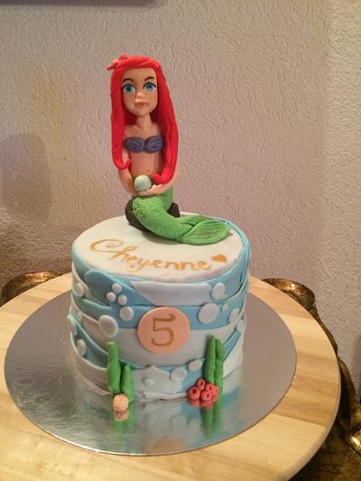 Little Mermaid - Cake by Wally Sugar Art