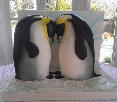 Penguin wedding cake - Cake by Cake-a-licious