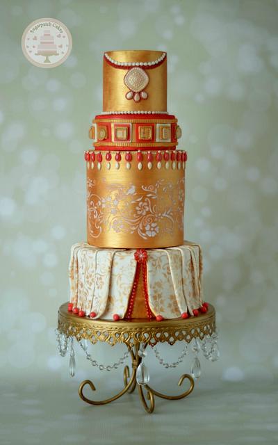 Morroccan Wedding - Cake by Sugarpatch Cakes