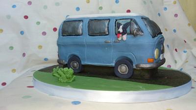 Camper van with dog - Cake by Marge