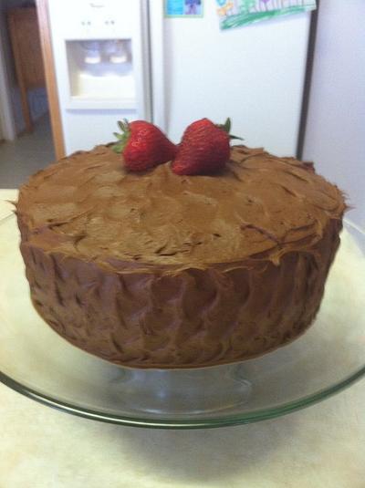 Double chocolate fudge cake and frosting - Cake by Jen Scott