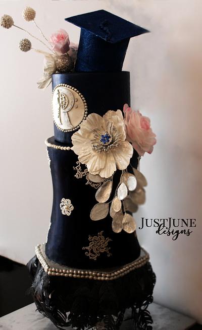 Graduation Cake - Cake by JustJune Designs