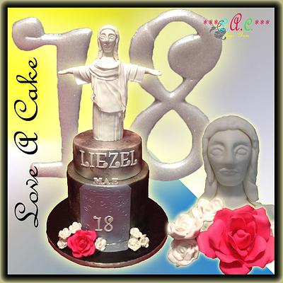 Christ the Redeemer -themed Debutante Cake - Cake by genzLoveACake