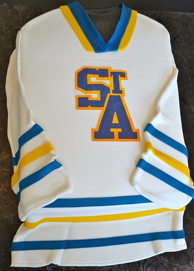 Hockey jersey cake - Cake by Carol