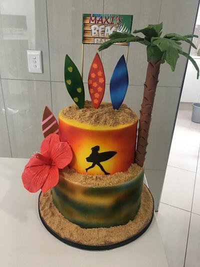 Beach Party - Cake by Rhona