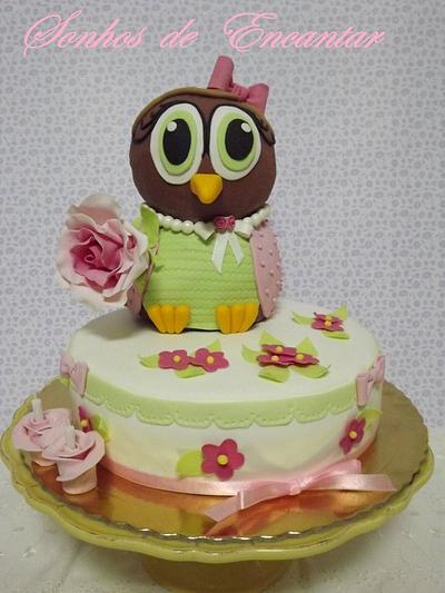 sweet owl cake - Cake by Sonhos de Encantar by Sónia Neto