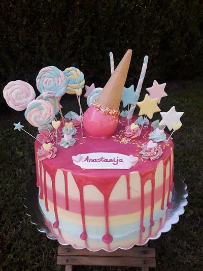 Candy ice cream cake - Cake by Torte Panda