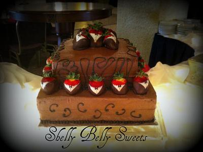 Chocolate Groom's Cake - Cake by Shelly Vance