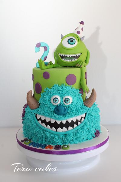 Monsters inc. - Cake by Tera cakes