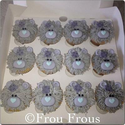 Tatty Teddy Cupcakes for a Baby Shower - Cake by Frou Frous Cakes
