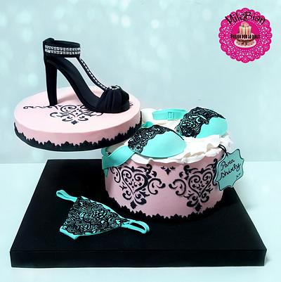 Sexy lingerie and shoe cake - Cake by MileBian