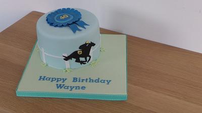Horse Racing Cake - Cake by The Old Manor House Bakery - Lisa Kirk
